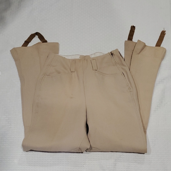 Equestrian Tan Boot Cut Flare Riding Pants Size 28 - Picture 13 of 14